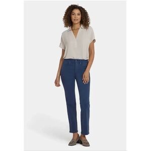 NYDJ Women’s 10 Marilyn Straight Leg Jean Dark Wash Lift Tuck Technology
